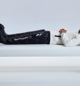 HYPERICE Normatec Elite being used by an athlete